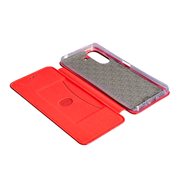 Чохол книжка Kira Slim Shell для Xiaomi Redmi 13C/Poco C65 Red Perforation NEW