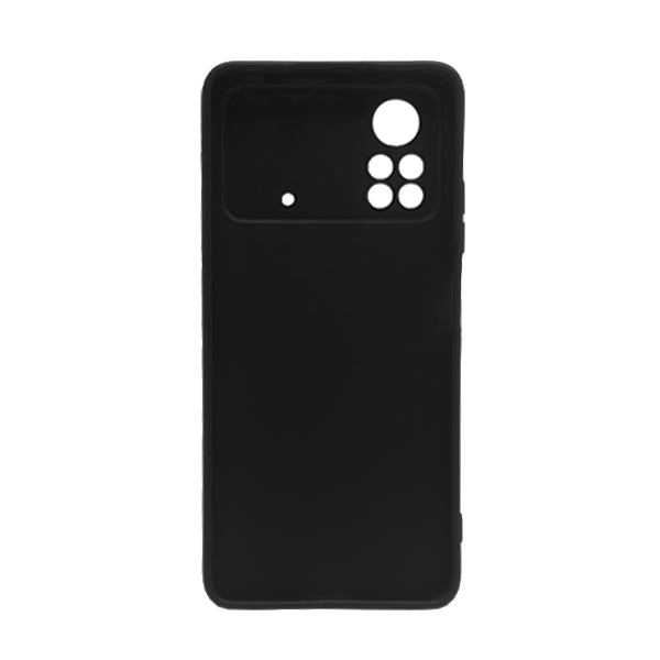 Чохол Original Silicon Case Xiaomi Poco X4 Pro 5G Black with Camera Lens