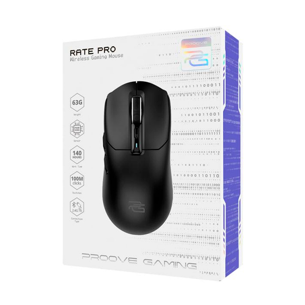 Беспроводная мышка Proove Gaming Rate Pro Black (WMRP00022001)