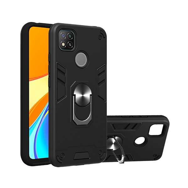 Чохол Armor Case для Xiaomi Redmi 9c/10a with Ring Black