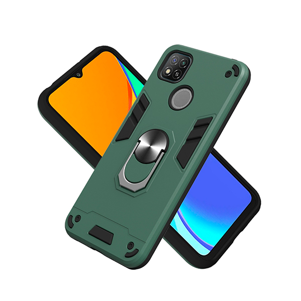 Чохол Armor Case для Xiaomi Redmi 9c/10a with Ring Green