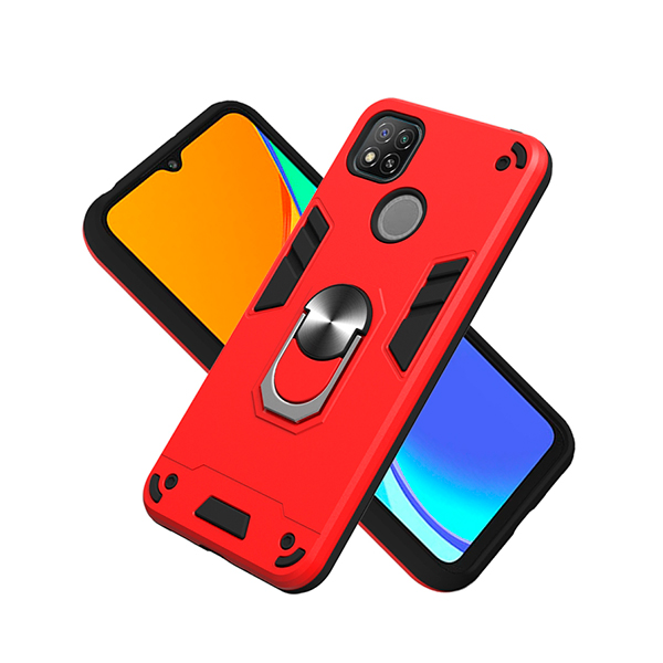 Чехол Armor Case для Xiaomi Redmi 9c/10a with Ring Red