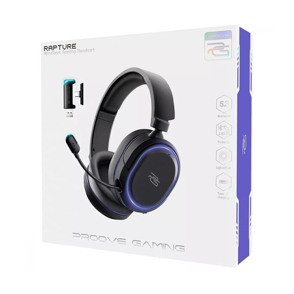 Bluetooth Навушники Proove Gaming Rapture (black)