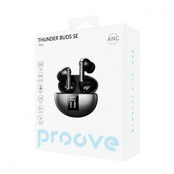 Навушники TWS Proove Thunder Buds SE Gray (TWTBSE010003)