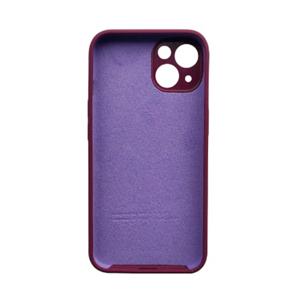 Чохол Soft Touch для Apple iPhone 13/14 Purple with Camera Lens Protection Square