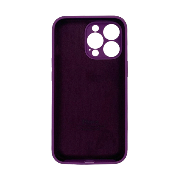 Чехол Soft Touch для Apple iPhone 13 Pro Purple with Camera Lens Protection