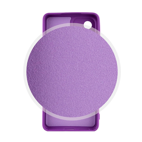 Чехол Original Soft Touch Case for Samsung A73-2022/A736 Purple with Camera Lens
