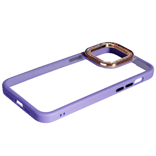 Чохол Swarovski New Case для iPhone 15 Pro Purple