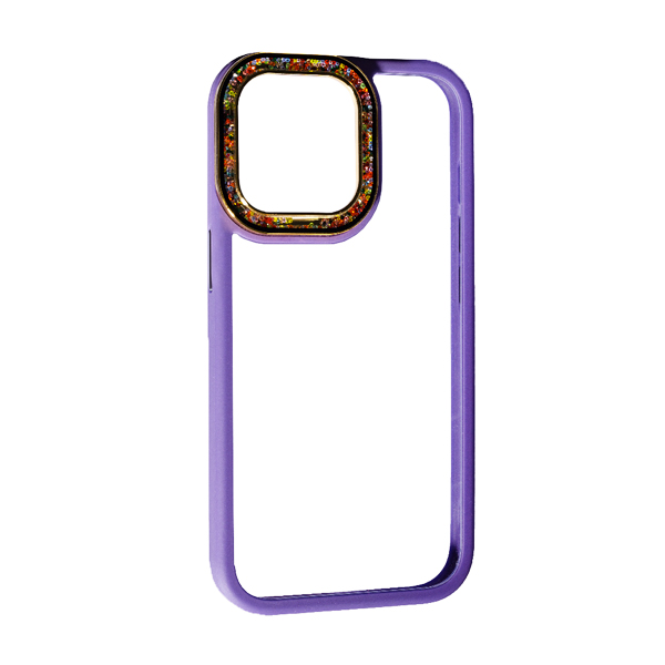 Чохол Swarovski New Case для iPhone 15 Pro Purple