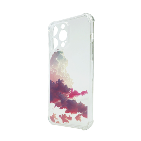 Чехол Wave Above Case для iPhone 13 Pro Clear Purple Sunrise with Camera Lens