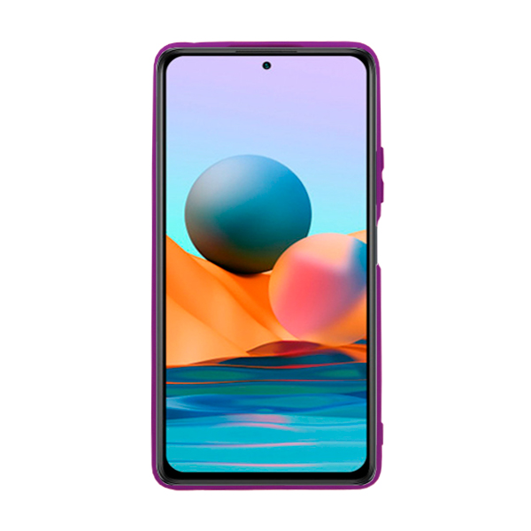 Чохол Original Soft Touch Case for Xiaomi Redmi Note 10 Pro/Note 10 Pro Max Purple with Camera Lens