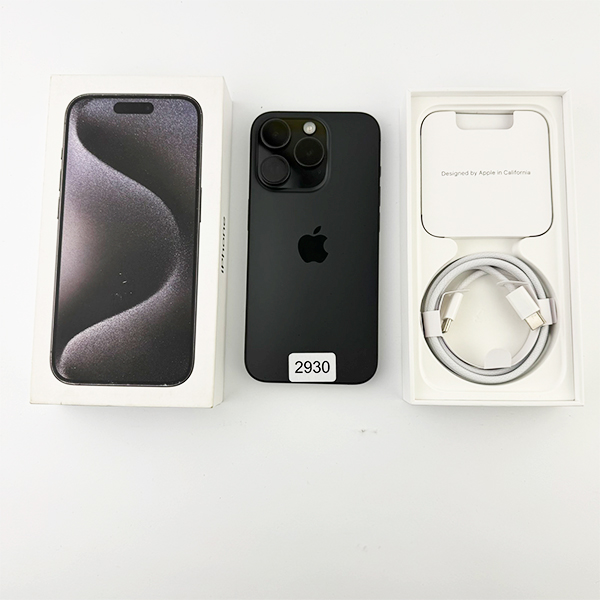 Apple iPhone 15 Pro 256GB Black Titanium  Б/У №2930 (Стан 8/10)