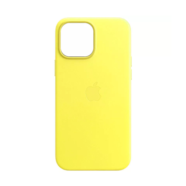 Чохол Leather Case для iPhone 13 Pro with MagSafe Yellow