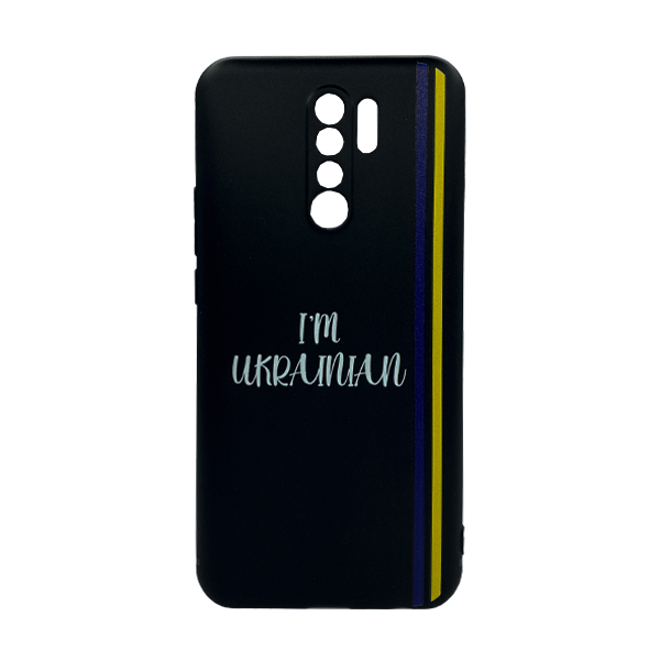 Чехол Wave We are Ukraine Case Xiaomi Redmi 9 Black I`m Ukrainian with Camera Lens