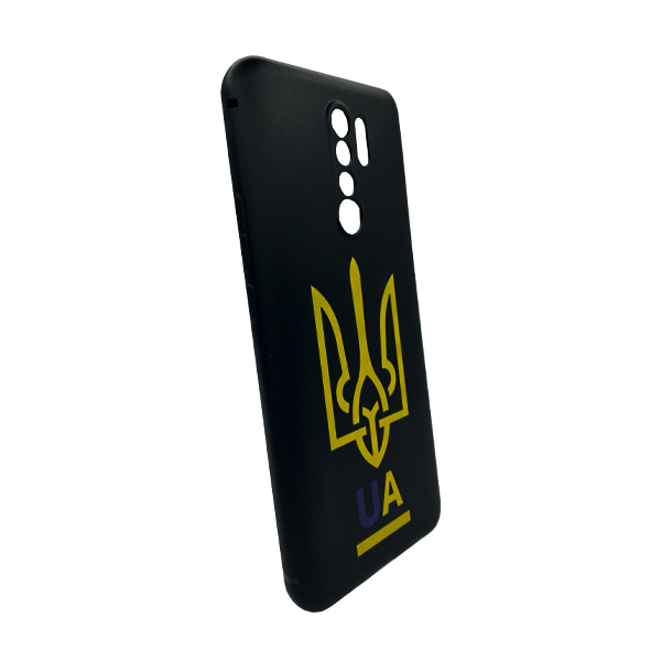 Чехол Wave We are Ukraine Case Xiaomi Redmi 9 Black U&A with Camera Lens