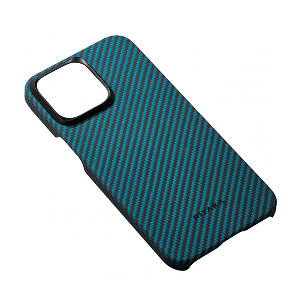 Чохол Pitaka iPhone 15 Case with MagSafe Black/Blue (KI1508)