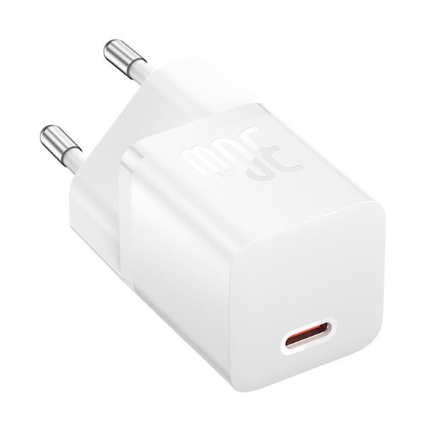 МЗП Baseus GaN5 Fast Charger (mini) 1C 30W White (CCGN070502)