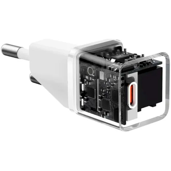 МЗП Baseus GaN5 Fast Charger (mini) 1C 20W White (CCGN050102)