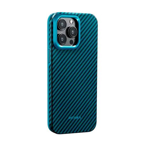 Чохол Pitaka iPhone 15 Pro Max Case with MagSafe Black/Blue (KI1508PMPA)