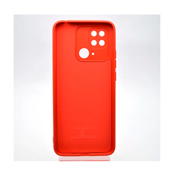 Чехол Original Soft Touch Case for Xiaomi Redmi 10с/Poco C40 Red with Camera Lens