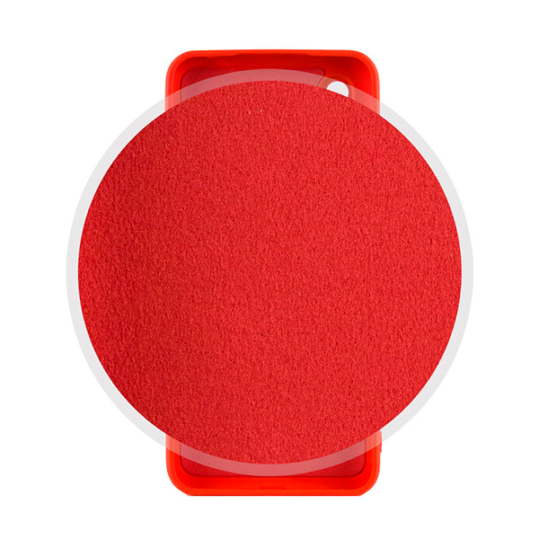 Чехол Original Soft Touch Case for Xiaomi Redmi 9a Red with Camera Lens