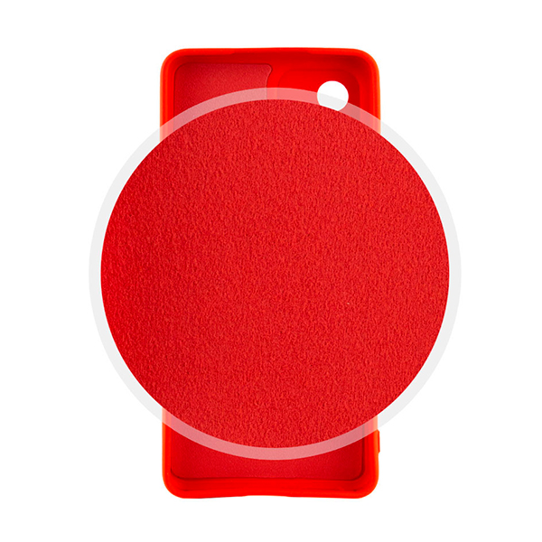Чехол Original Soft Touch Case for Samsung A52/A525/A52S 5G/A528B Red with Camera Lens