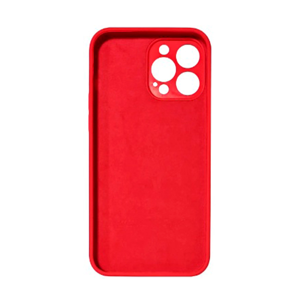 Чохол Soft Touch для Apple iPhone 13 Pro Red with Camera Lens Protection Square