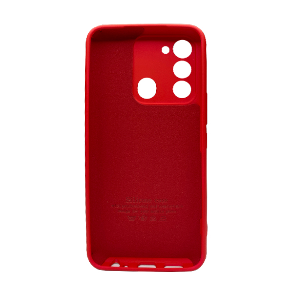 Чохол Original Soft Touch Case for Tecno Spark Go 2022/Spark 8c Red with Camera Lens