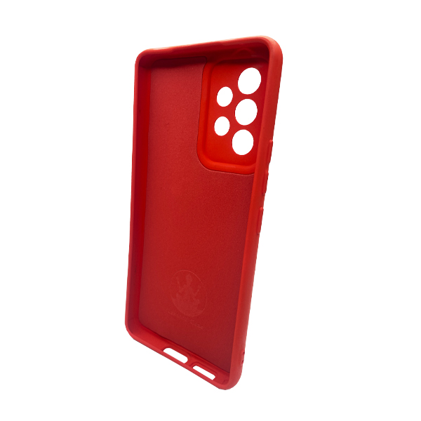 Чехол Original Soft Touch Case for Samsung A33-2022/A336 Red with Camera Lens