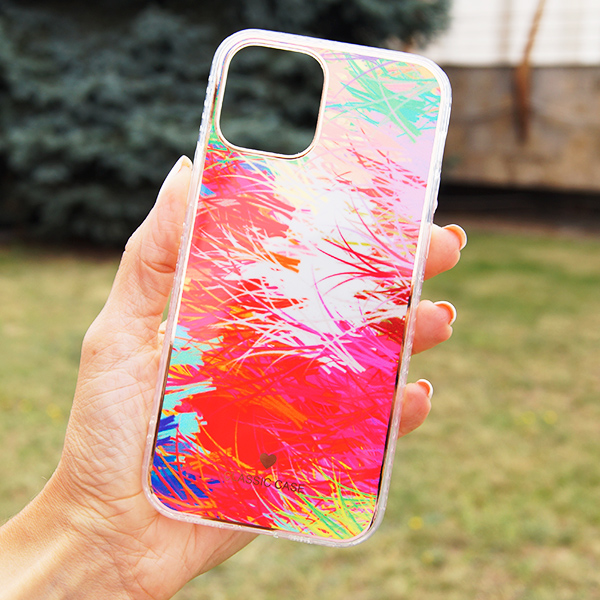 Чехол накладка Color Wave Case для iPhone 12 Pro Max Rainbow