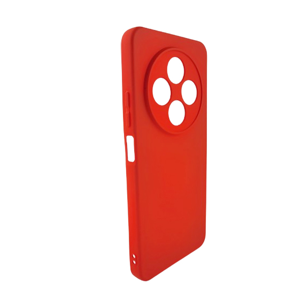 Чехол Original Soft Touch Case for Xiaomi Redmi 14C/Poco C75 Red with Camera Lens