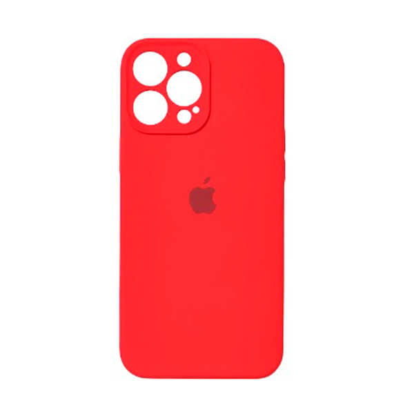 Чохол Soft Touch для Apple iPhone 13 Pro Red with Camera Lens Protection Square