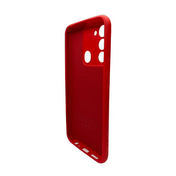 Чохол Original Soft Touch Case for Tecno Spark Go 2022/Spark 8c Red with Camera Lens
