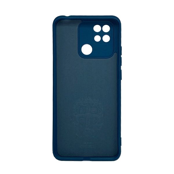 Чехол Original Soft Touch Case for Xiaomi Redmi 10с/Poco C40 Dark Blue with Camera Lens