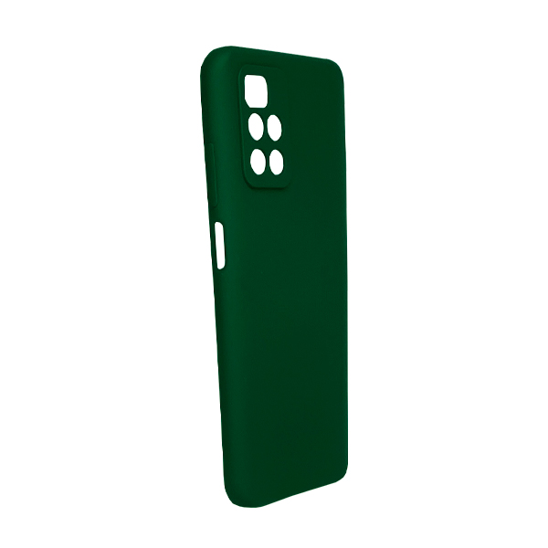 Чехол Original Soft Touch Case for Xiaomi Redmi 10/Note 11 4G Dark Green with Camera Lens