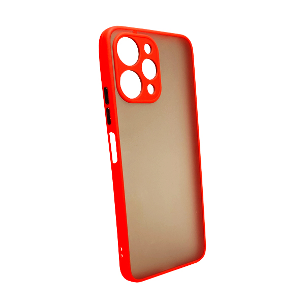 Чехол накладка Goospery Case для Xiaomi Redmi 12 Red with Camera Lens