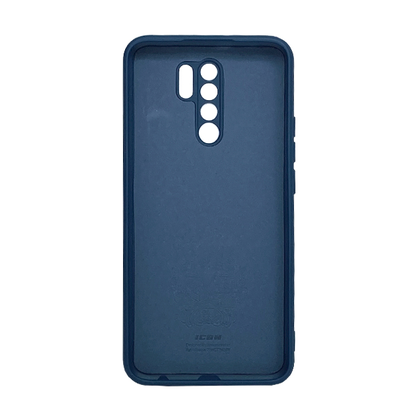 Чехол Original Soft Touch Case for Xiaomi Redmi 9 Dark Blue with Camera Lens