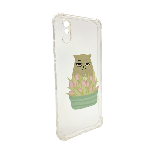 Чехол Wave Cute Case для Xiaomi Redmi 9a Clear Cat is a Mood with Camera Lens