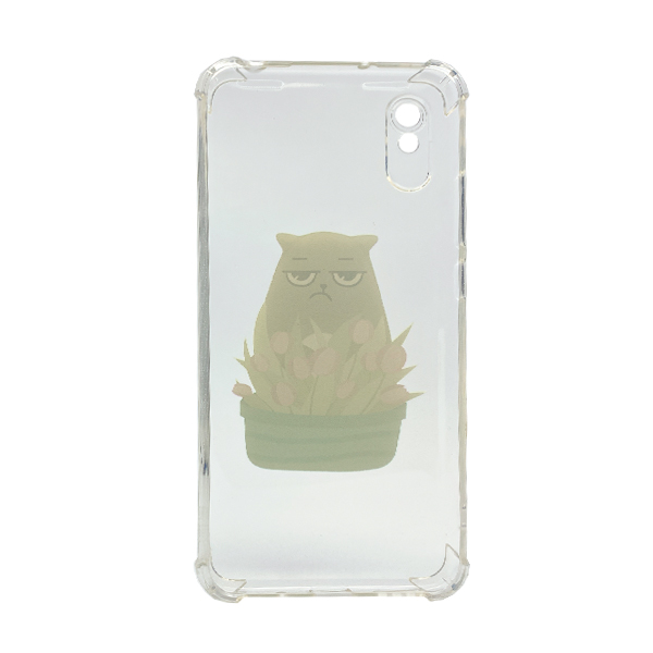 Чехол Wave Cute Case для Xiaomi Redmi 9a Clear Cat is a Mood with Camera Lens