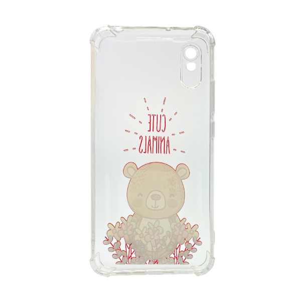 Чохол Wave Cute Case для Xiaomi Redmi 9a Clear Feel Cute with Camera Lens