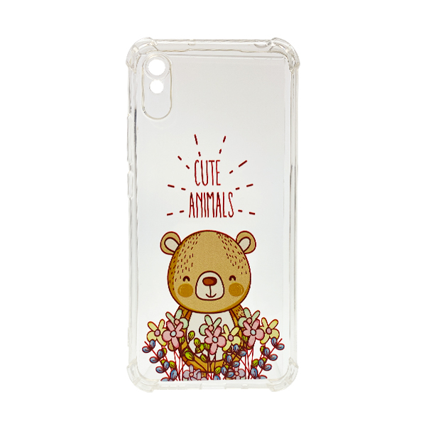 Чохол Wave Cute Case для Xiaomi Redmi 9a Clear Feel Cute with Camera Lens