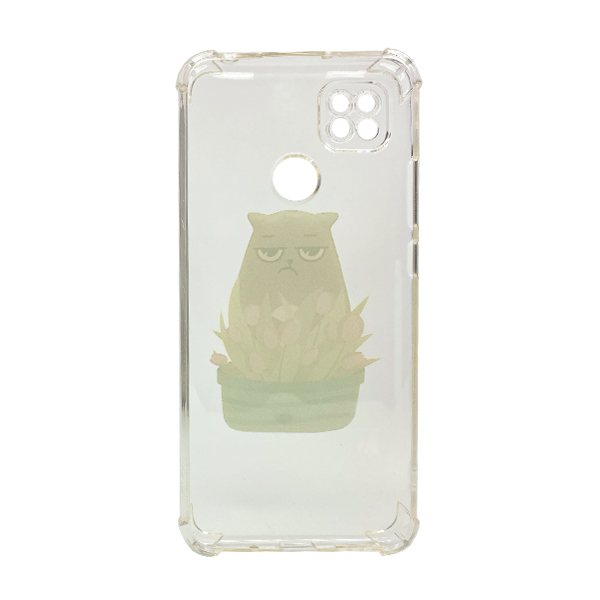 Чохол Wave Cute Case для Xiaomi Redmi 9с/10a Clear Cat is a Mood with Camera Lens