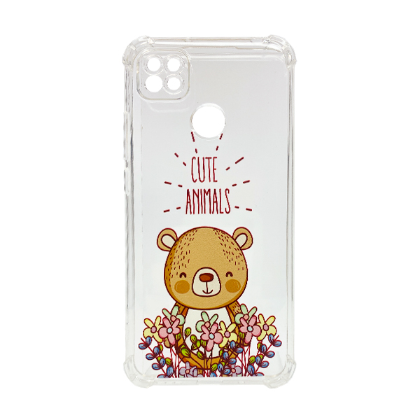 Чехол Wave Cute Case для Xiaomi Redmi 9с/10a Clear Feel Cute with Camera Lens