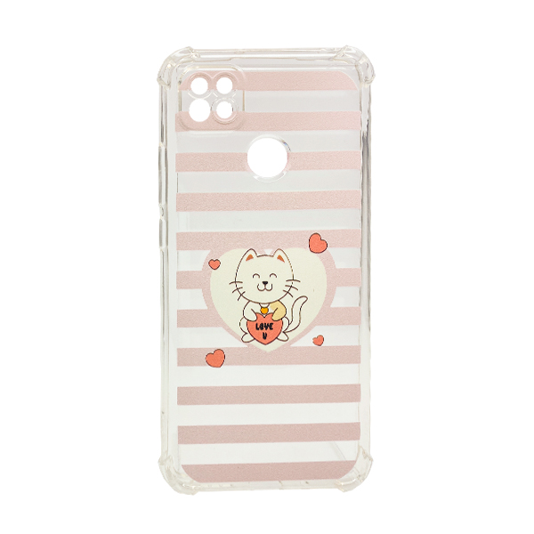 Чехол Wave Cute Case для Xiaomi Redmi 9с/10a Clear Kitty Love with Camera Lens