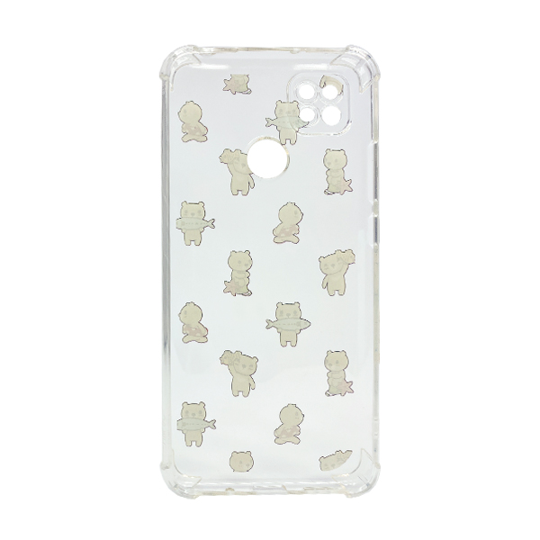 Чехол Wave Cute Case для Xiaomi Redmi 9с/10a Clear Little Bears with Camera Lens