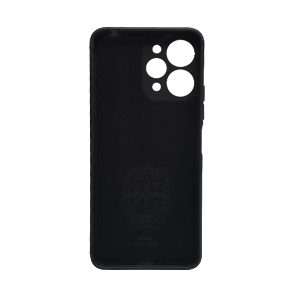 Чехол Original Soft Touch Case for Xiaomi Redmi 12 Black with Camera Lens