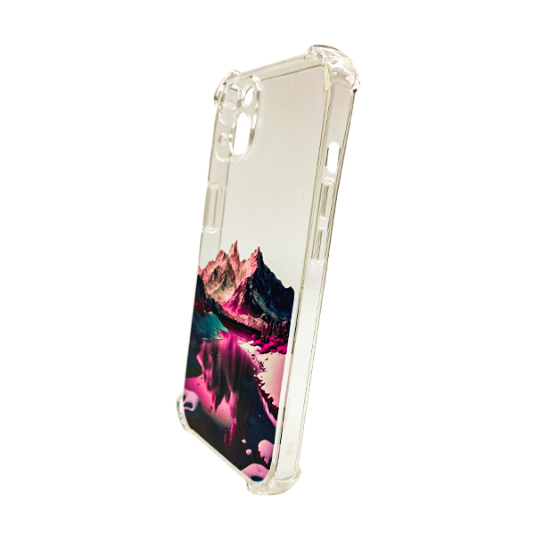 Чохол Wave Above Case для iPhone 13/14 Clear Rose Vallery with Camera Lens