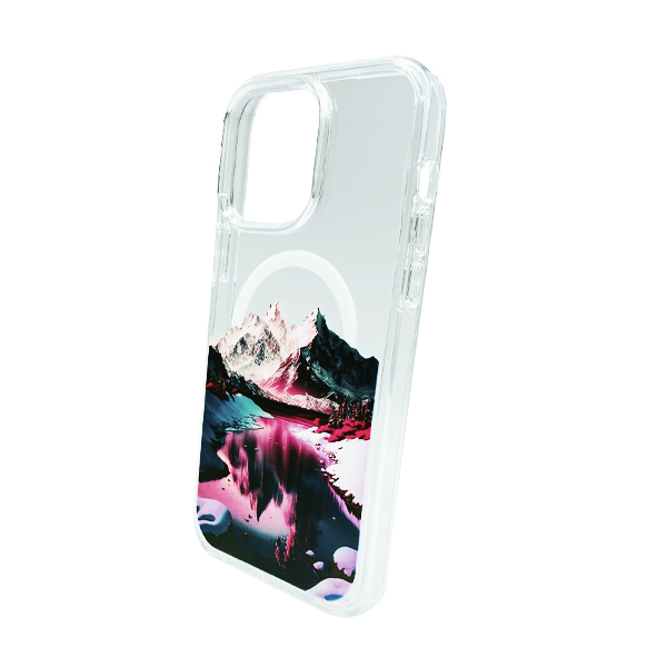 Чехол Wave Above Case для iPhone 13 Pro Clear with MagSafe Rose Vallery