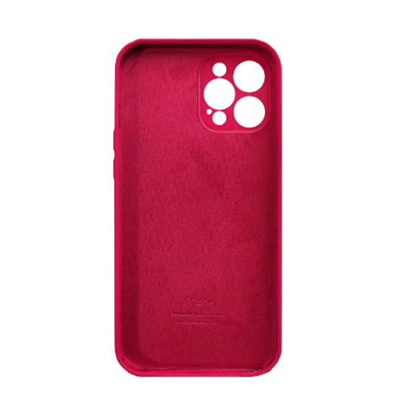 Чохол Soft Touch для Apple iPhone 13 Pro Rose Red with Camera Lens Protection Square