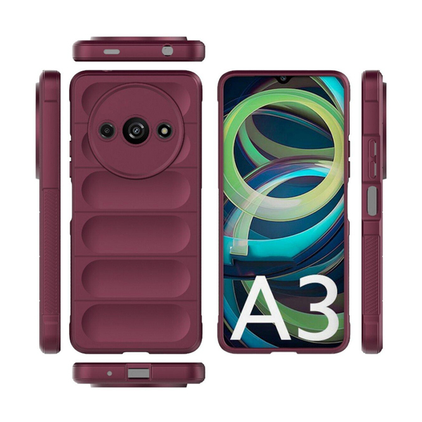 Чехол Cosmic Magic Shield for Xiaomi Redmi A3/Poco C61 Plum with Camera Lens